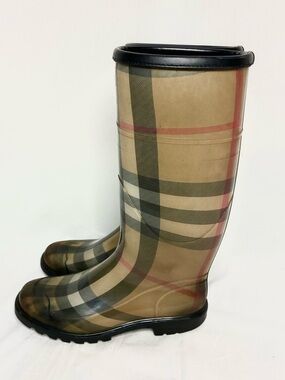 Burberry Nova Check Rain Boots